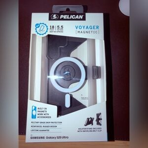 Pelican Voyager Magnetic Case for Samsung Galaxy S25 Ultra - Black